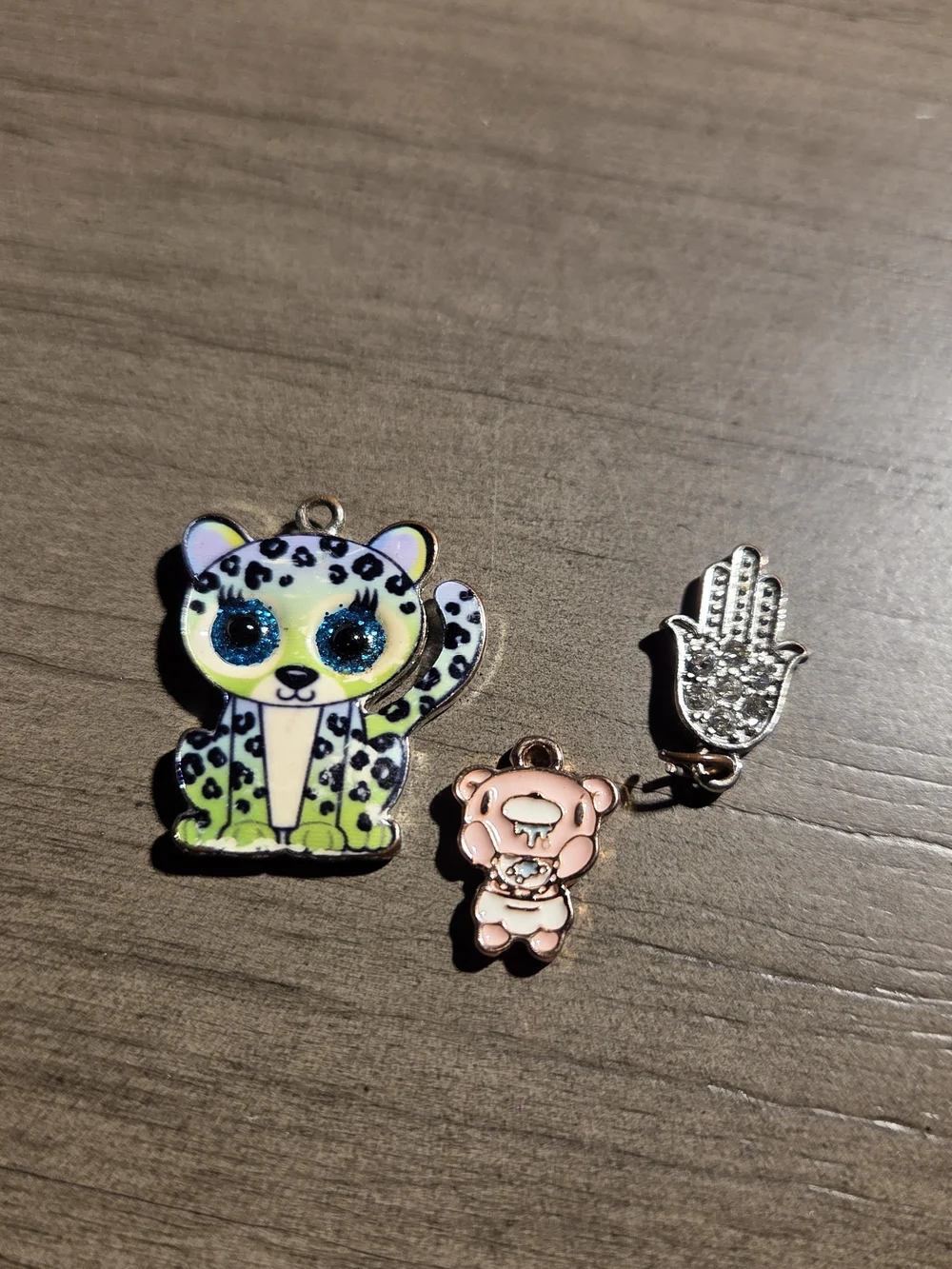 Necklace Charm Pendants Lot Of 3